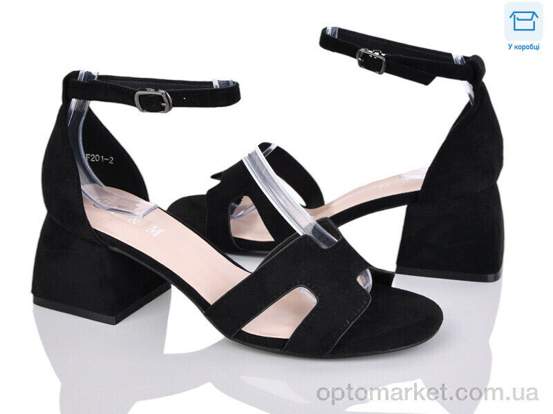 Купить Босоніжки жіночі F201-2 L&M чорний, фото 1