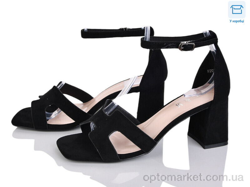 Купить Босоніжки жіночі F202-2 L&M чорний, фото 1