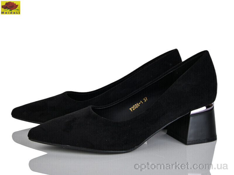 Купить Туфлі жіночі F2026-1 Mei De Li чорний, фото 1
