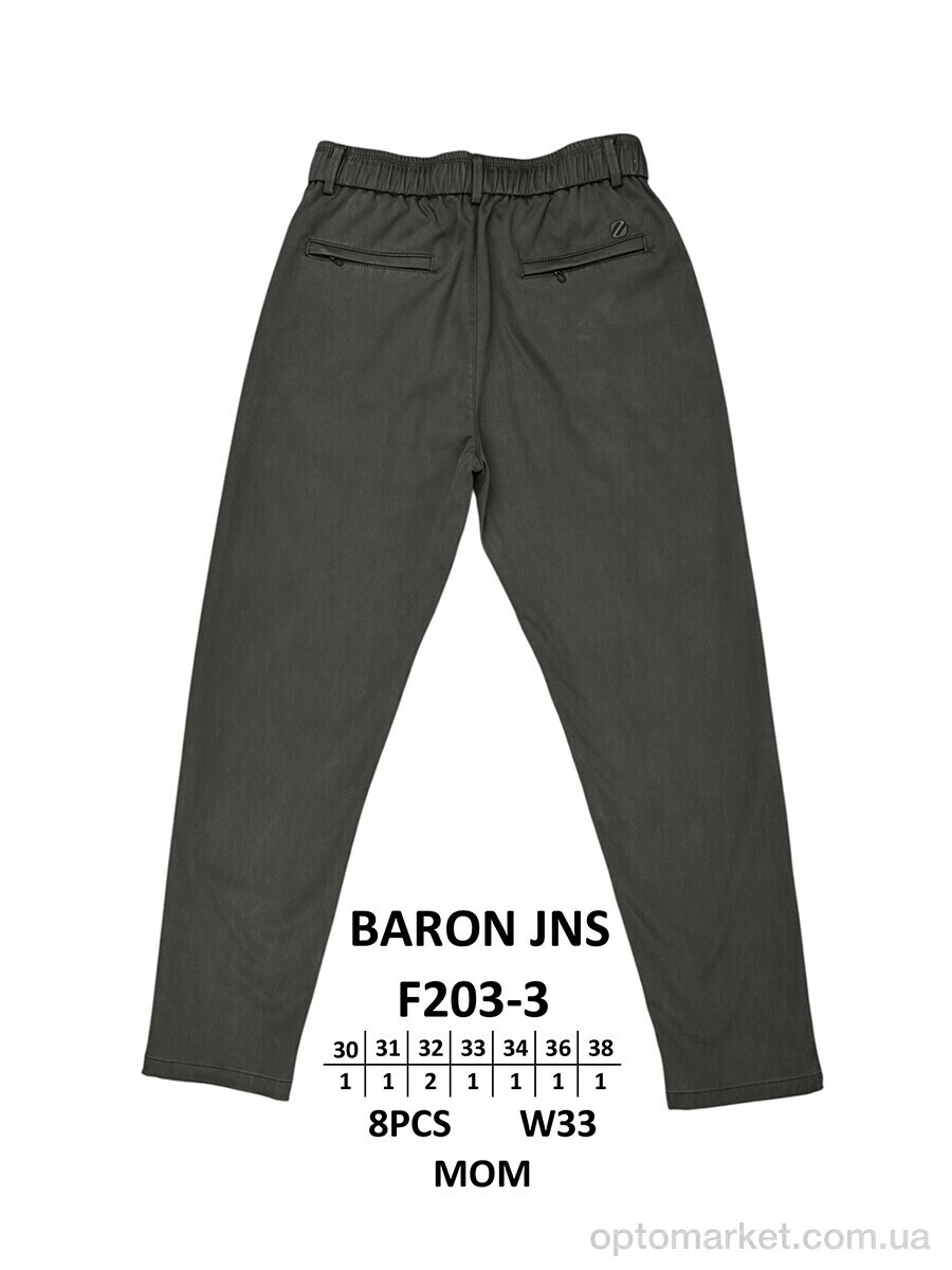 Купить Брюки чоловічі F203-3 Baronjns зелений, фото 2