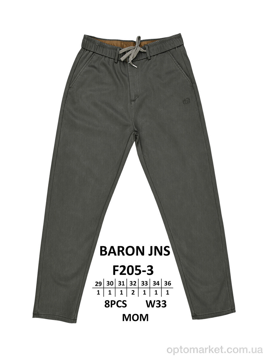 Купить Брюки чоловічі F205-3 Baronjns зелений, фото 2