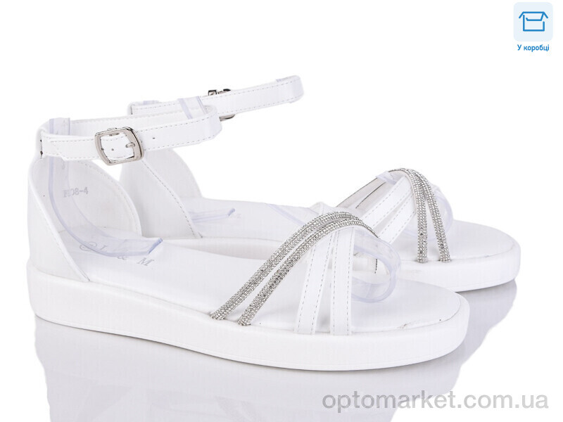 Купить Босоніжки жіночі F208-4 L&M білий, фото 1
