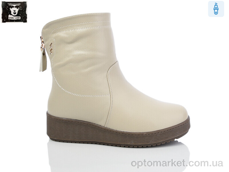Купить Черевики жіночі F251-16 Steel Land бежевий, фото 1