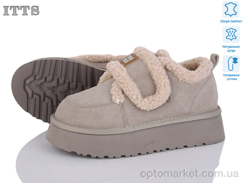 Купить Уги жіночі F251-17 ITTS сірий, фото 1