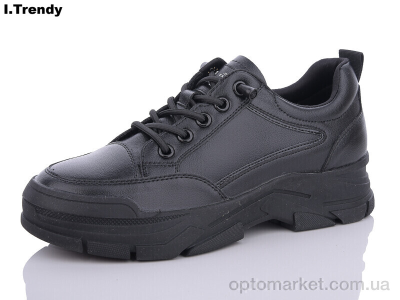 Купить Кросівки жіночі F2536-1 Trendy чорний, фото 1