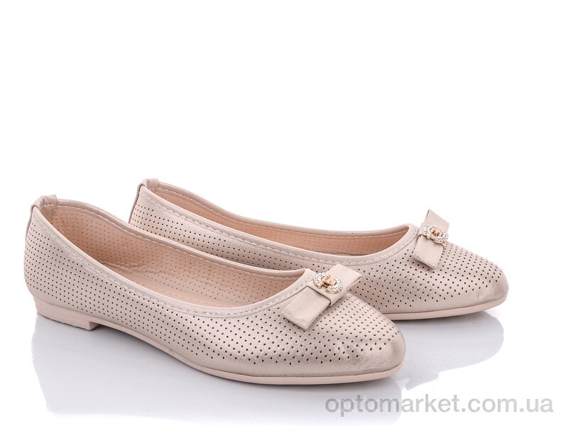 Купить Балетки жіночі F27-1 Aba бежевий, фото 1