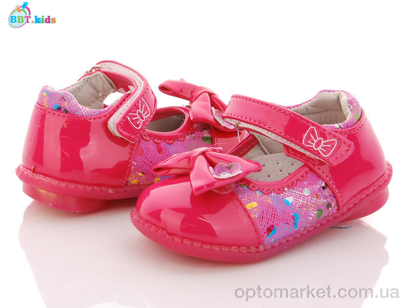 Купить Туфлі дитячі F29-1 LED BBT рожевий, фото 1
