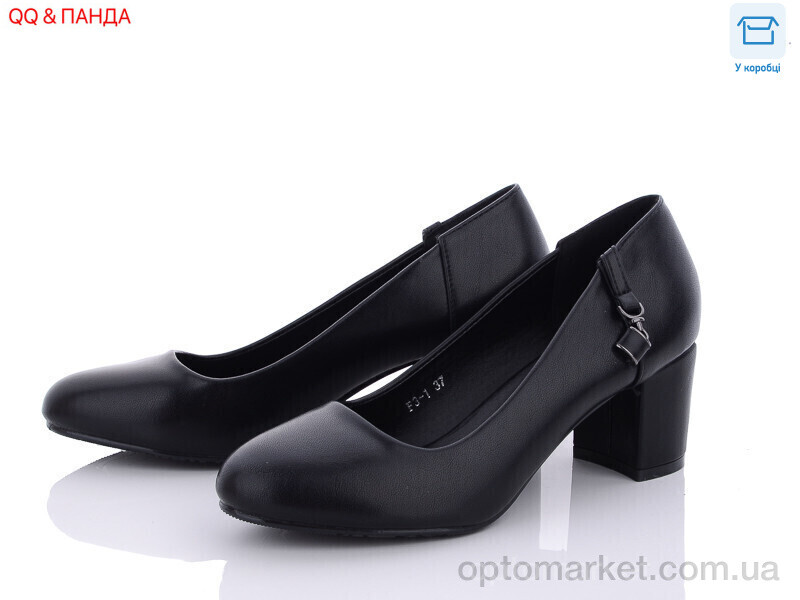 Купить Туфлі жіночі F3-1 QQ shoes чорний, фото 1