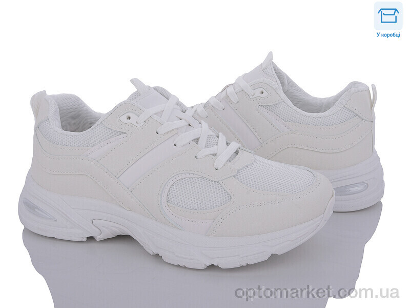 Купить Кросівки чоловічі F302-3 YZY білий, фото 1