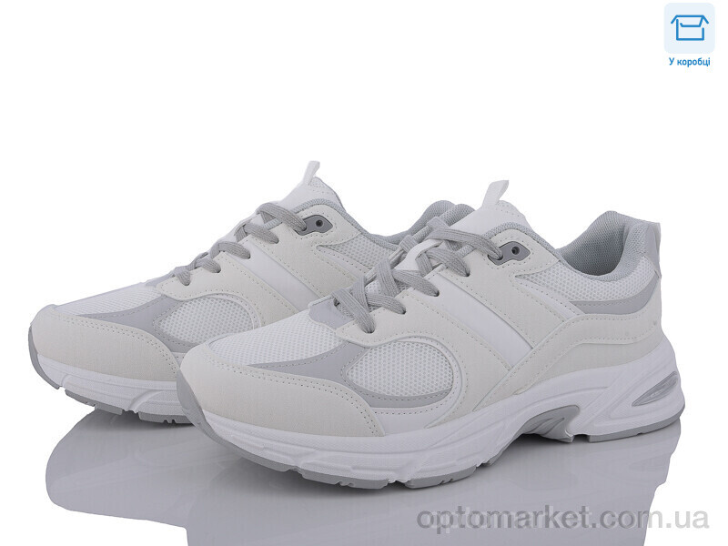 Купить Кросівки чоловічі F302-4 YZY білий, фото 1