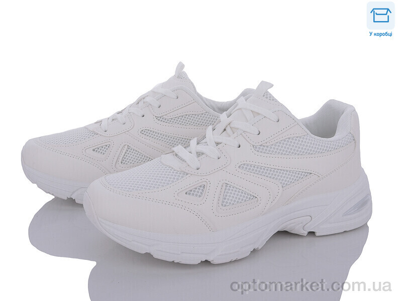 Купить Кросівки чоловічі F303-3 YZY білий, фото 1