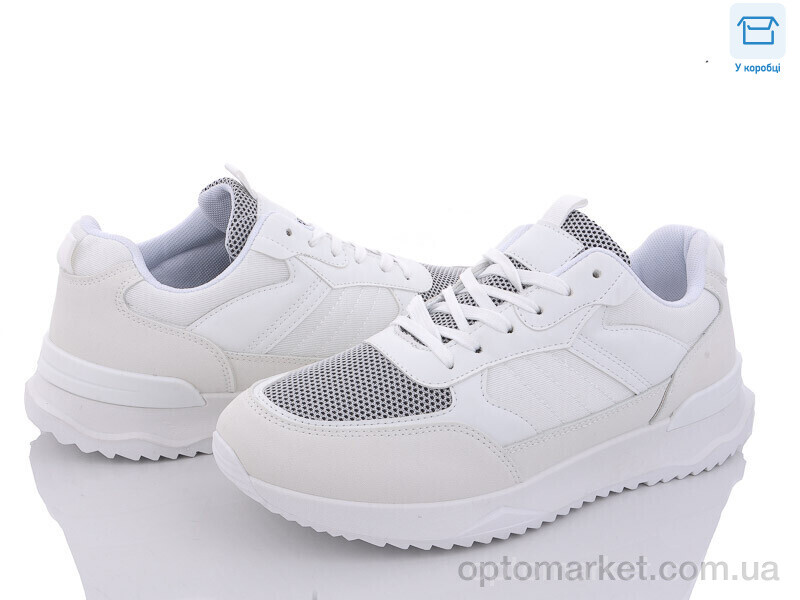 Купить Кросівки чоловічі F335-2 YZY білий, фото 1
