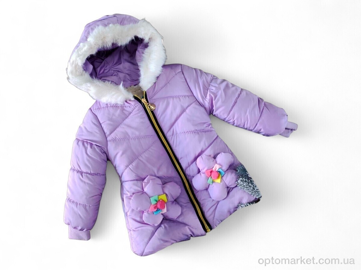 Купить Куртка дитячі F366 бузковий єврозима For Girl фіолетовий, фото 1