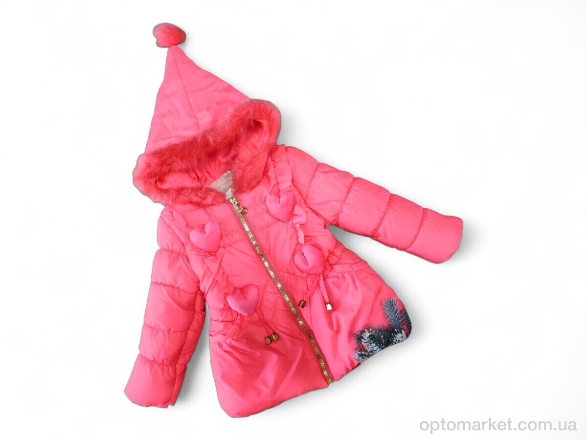 Купить Куртка дитячі F367 яркий кораловий єврозима KaiKai рожевий, фото 1