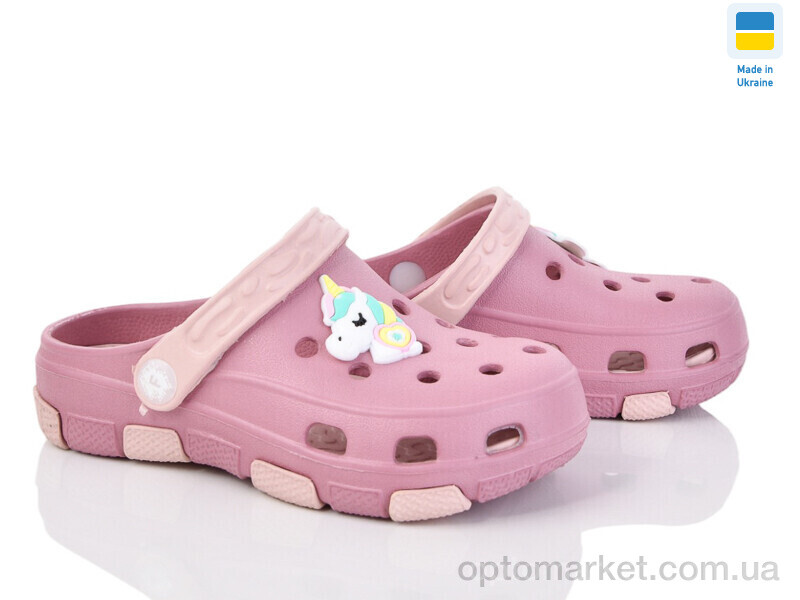 Купить Крокси дитячі F401 пудра-бежевий Fogo рожевий, фото 1