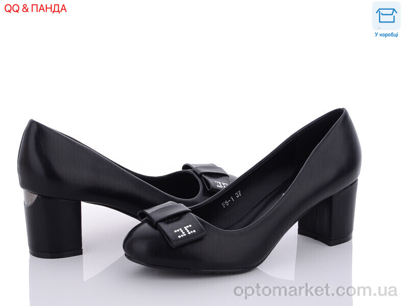 Купить Туфлі жіночі F5-1 QQ shoes чорний, фото 1