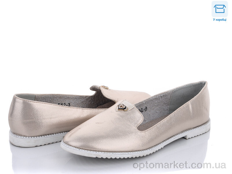 Купить Балетки жіночі F52-3 MaiNeLin бежевий, фото 1