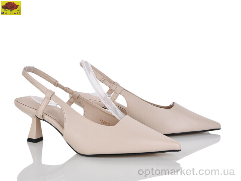 Купить Туфлі жіночі F566-6 Mei De Li бежевий, фото 1