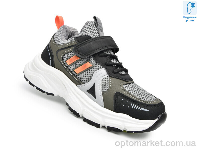 Купить Кросівки дитячі F65066D Флип сірий, фото 1