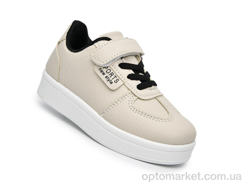 Купить Кросівки дитячі F65090B Флип бежевий, фото 1