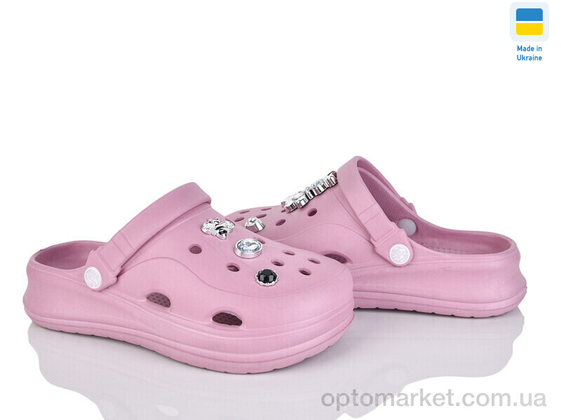 Купить Крокси жіночі F652 пудра Fogo рожевий, фото 1