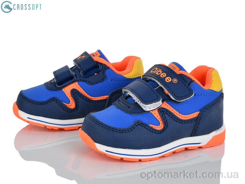 Купить Кросівки дитячі F655 d.blue-orange Clibee синій, фото 1