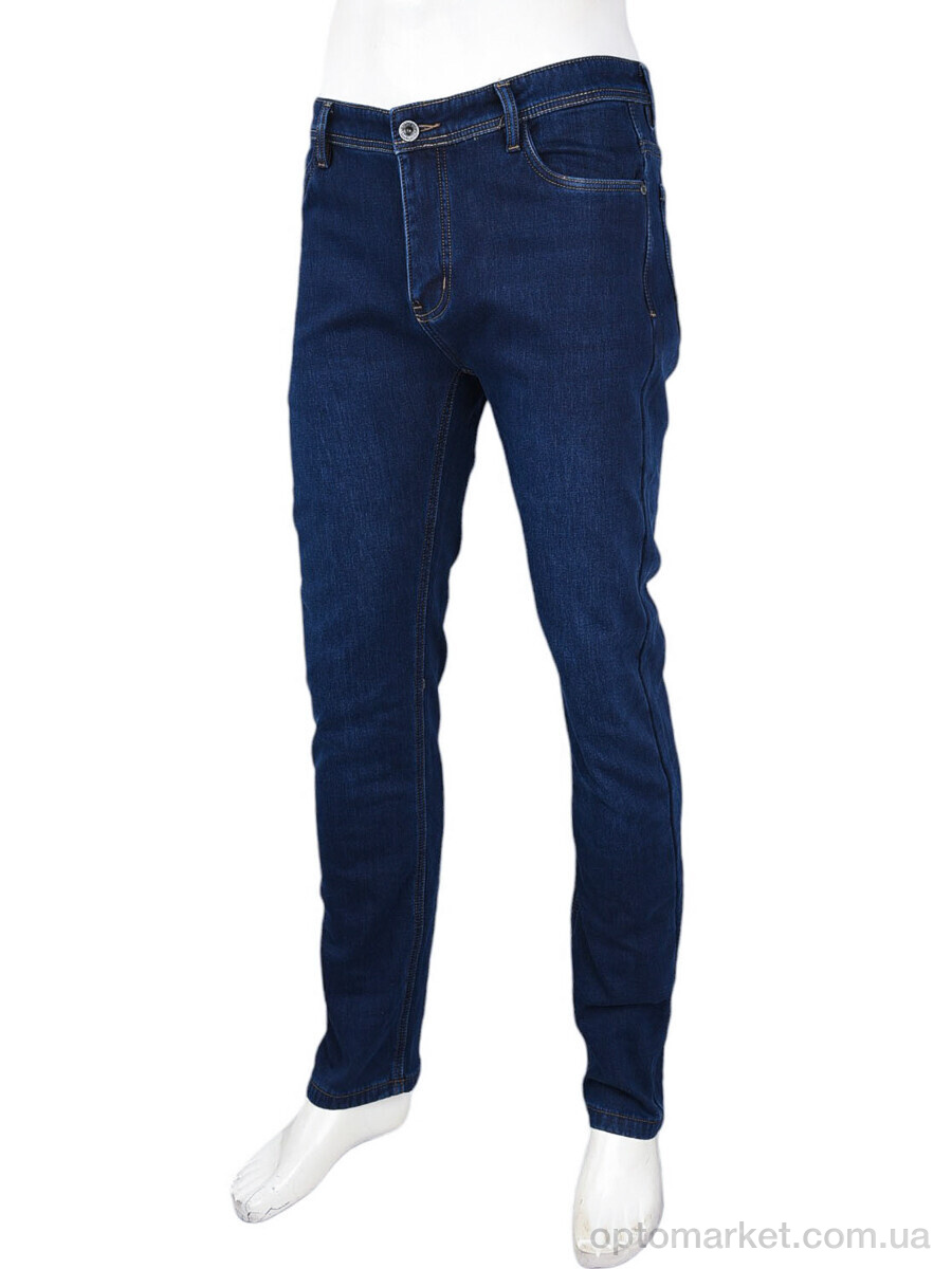 Купить Джинси чоловічі F703 фліс Baronjns синій, фото 1