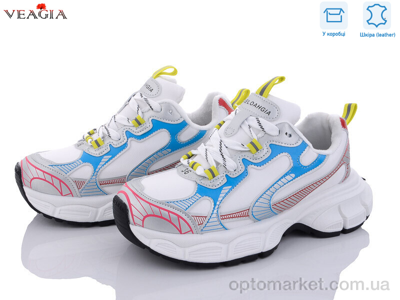 Купить Кросівки жіночі F806-2 фліс Veagia білий, фото 1