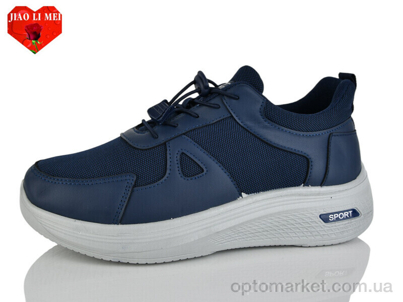 Купить Кросівки чоловічі F82-6 Jiao Li Mei синій, фото 1