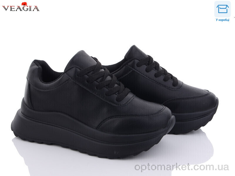 Купить Кросівки жіночі F832-1 Veagia чорний, фото 1