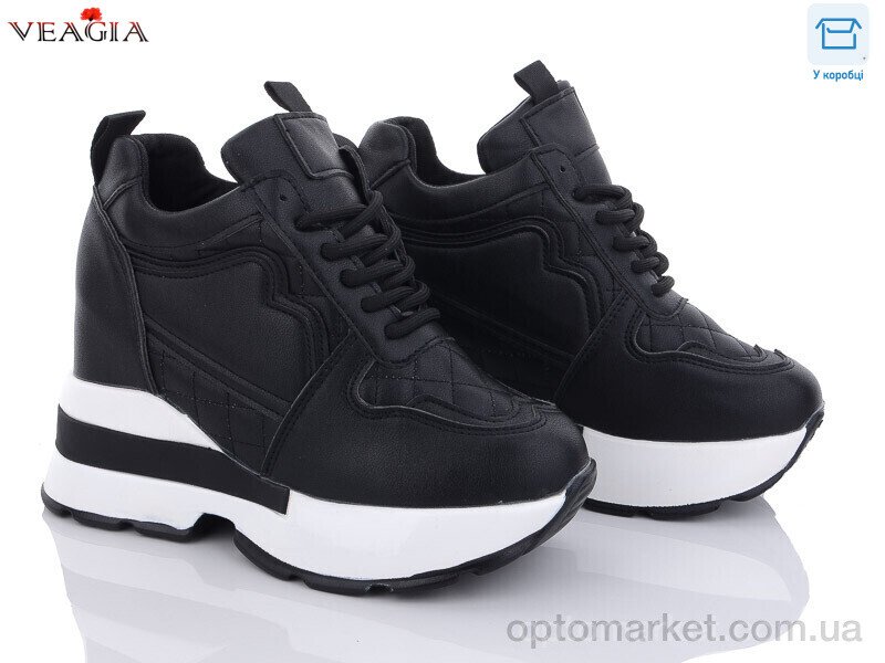 Купить Кросівки жіночі F855-1 Veagia чорний, фото 1