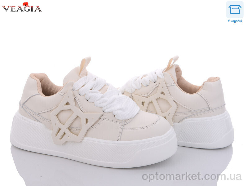 Купить Кросівки жіночі F862-5 Veagia бежевий, фото 1