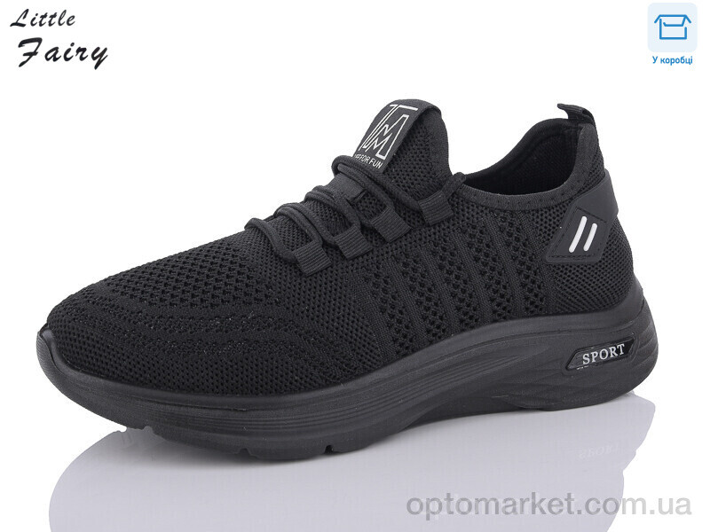 Купить Кросівки унісекс F877-1 піна L.Fairy чорний, фото 1