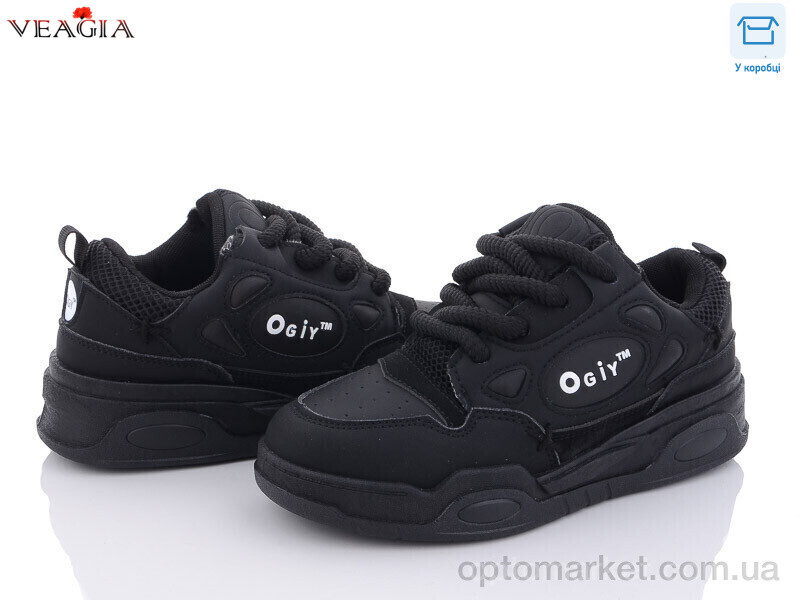 Купить Кросівки жіночі F879-1 Veagia чорний, фото 1