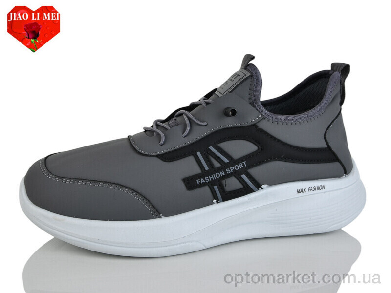 Купить Кросівки чоловічі F88 Jiao Li Mei сірий, фото 1