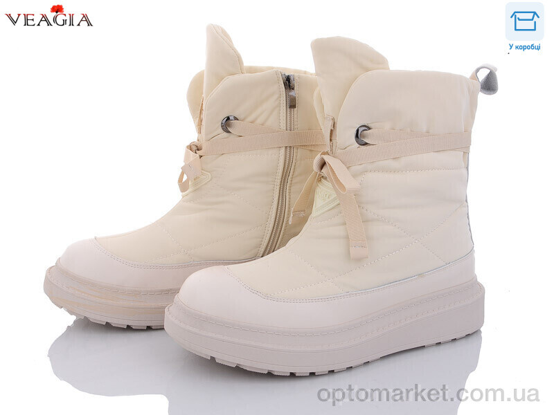 Купить Дутики жіночі F882-3 Veagia-ADA бежевий, фото 1