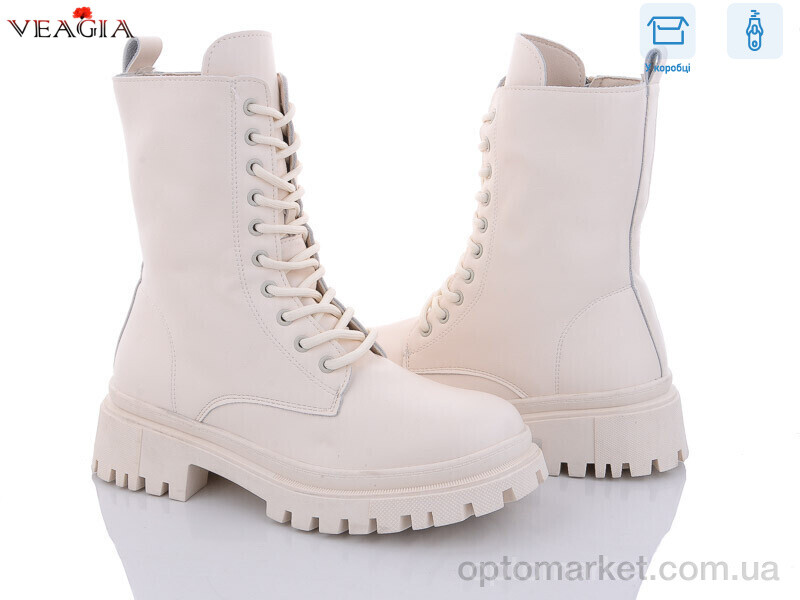 Купить Черевики жіночі F887-3 Veagia бежевий, фото 1