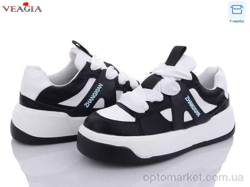 Купить Кросівки жіночі F895-1 Veagia чорний, фото 1