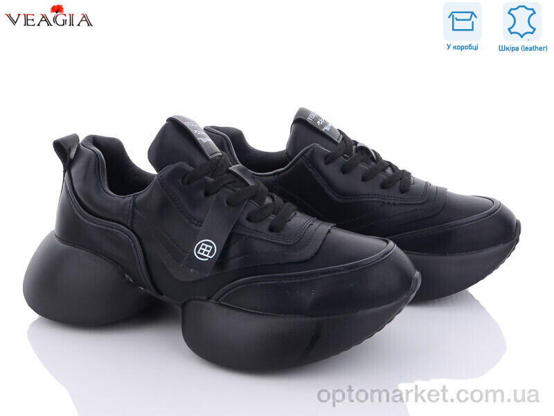 Купить Кросівки жіночі F898-1 Veagia чорний, фото 1