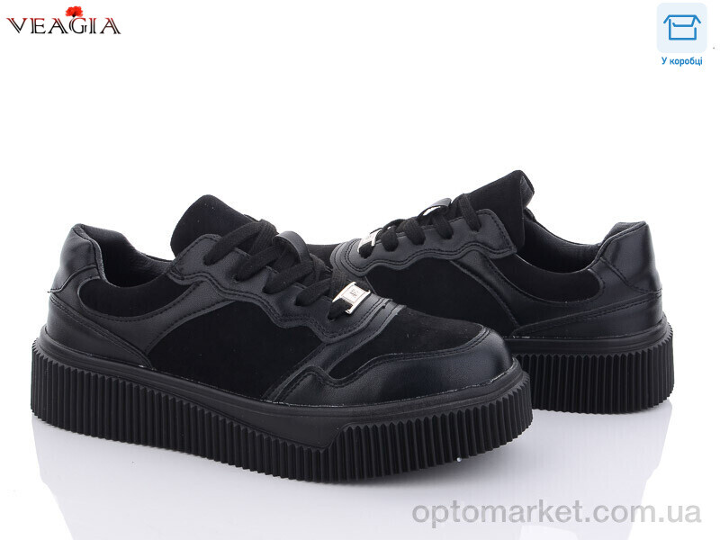 Купить Кросівки жіночі F900-1 Veagia чорний, фото 1