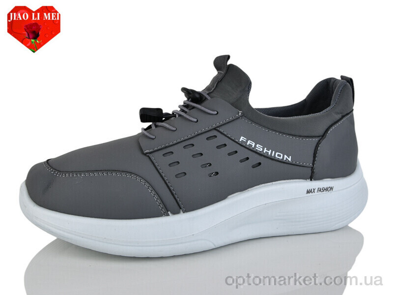 Купить Кросівки чоловічі F90 Jiao Li Mei сірий, фото 1