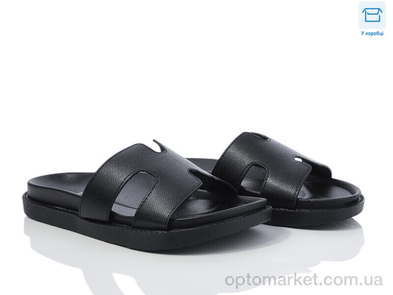 Купить Шльопанці жіночі F903-2 L&M чорний, фото 1