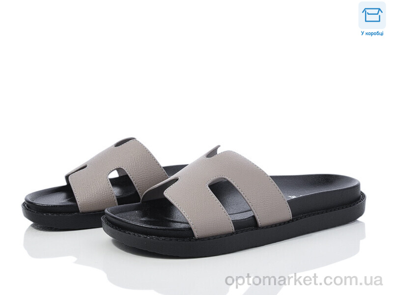 Купить Шльопанці жіночі F903-4 L&M сірий, фото 1