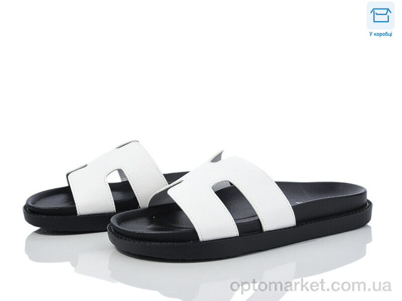 Купить Шльопанці жіночі F903-6 L&M білий, фото 1