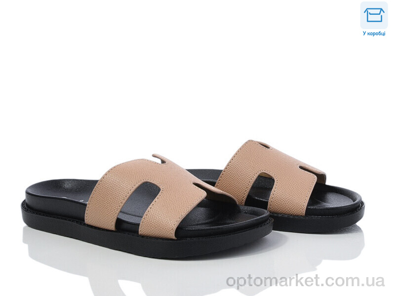 Купить Шльопанці жіночі F903-8 L&M коричневий, фото 1