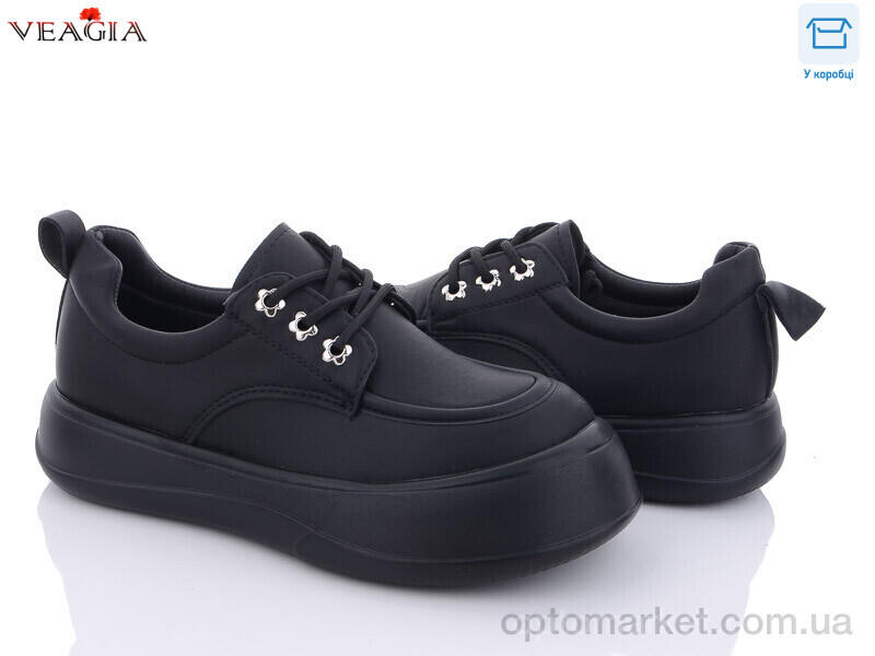 Купить Туфлі жіночі F906-1 Veagia чорний, фото 1