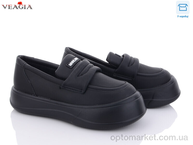 Купить Туфлі жіночі F907-1 Veagia чорний, фото 1