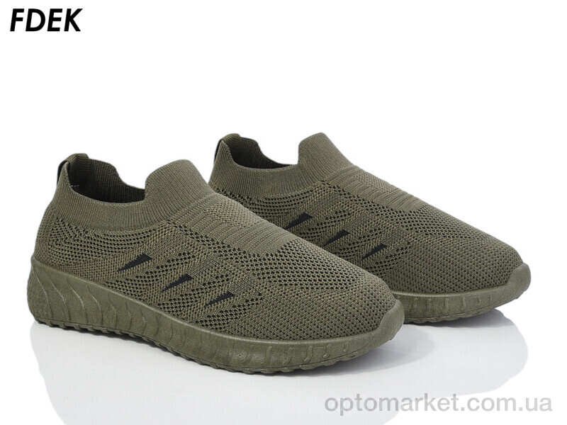 Купить Кросівки унісекс F9070-5 Fdek хакі, фото 1