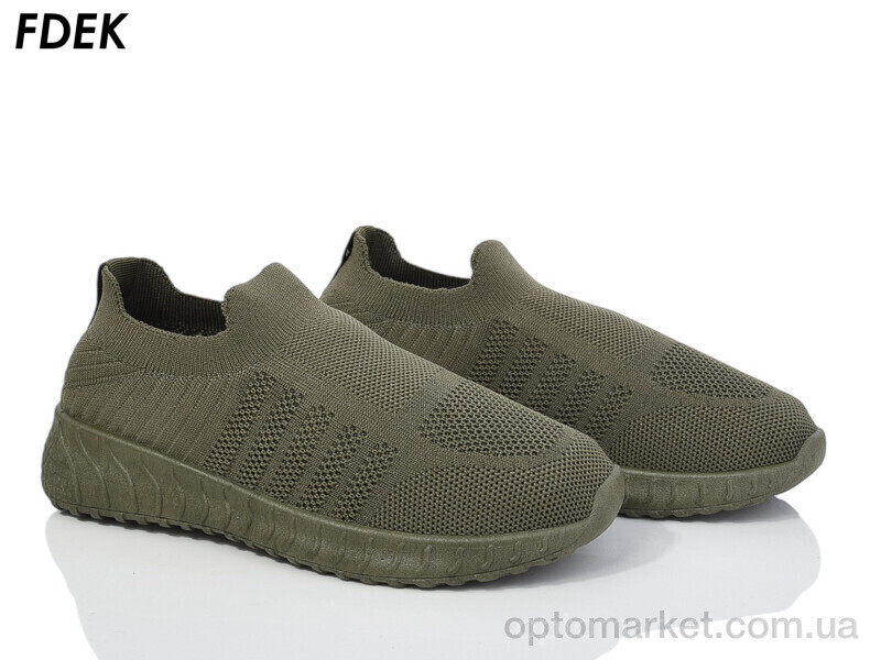 Купить Кросівки унісекс F9072-5 Fdek хакі, фото 1
