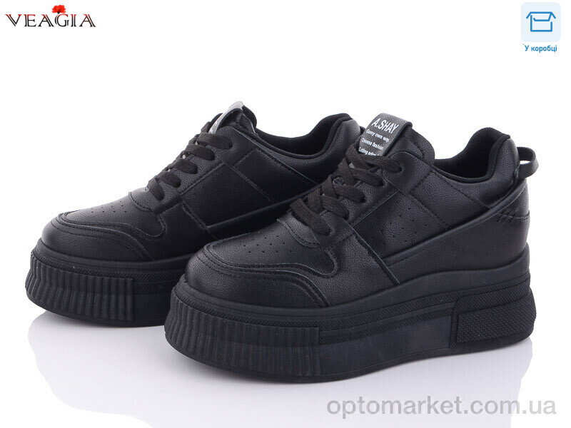 Купить Кросівки жіночі F915-1 Veagia чорний, фото 1